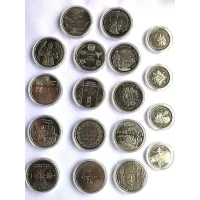 Набір монет в капсулах Collection Збройні Сили України 30 мм 19 шт Сріблястий (hub_1z6tkv)