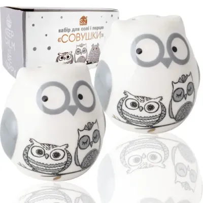Набор для соли и перца Совушки S&T 6041-18