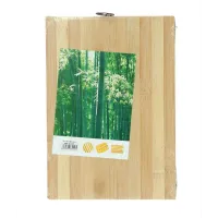 Дошка кухонна прямокутна бамбук 22 х 32 см A-PLUS 6005 Дошка кухонна прямокутна бамбук 22 х 32 см A-PLUS 6005