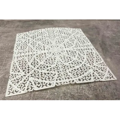 Коврик дренажный для созревания и хранения сыра HozPlast 20*20 см белый 4444-80 Коврик дренажный для созревания и хранения сыра HozPlast 20*20 см белый 4444-80