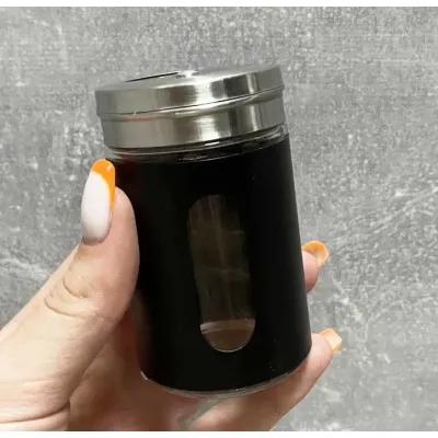 Емкость для специй черная A-Plus 1616 Емкость для специй черная A-Plus 1616