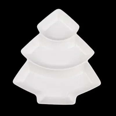 Менажница фарфоровая Stenson MC-4290-9 23 см 