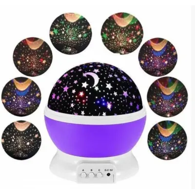 Лампа на батарейках та USB шнуром Проектор-нічник 