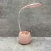 Настільна лампа акумуляторна LED з підставкою A-PLUS SST-813/1008808 рожева