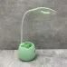 Настільна лампа LED акумуляторна з підставкою A-PLUS SST-813/1008808 зелена