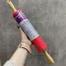 Скалка силиконовая с деревянными ручками 49 см Vincent Basic VC-1628