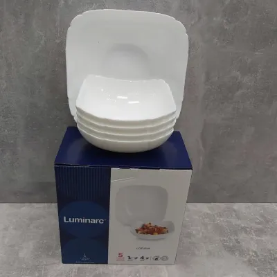 Набор салатников 5 предметов Luminarc Lotusia (4 шт – 15 см, 1 шт – 20 см) V1096