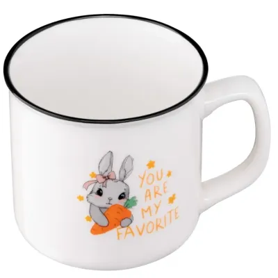 Чашка фарфоровая 320 мл Cute rabbit Ardesto AR3460