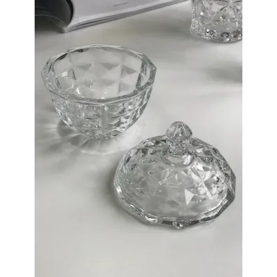 Сахарница с крышкой стеклянная Diamond Olens 102-014 Сахарница с крышкой стеклянная Diamond Olens 102-014
