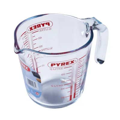 Мерный стакан стеклянный Pyrex Classic 0.5 л 263B000 Мерный стакан стеклянный Pyrex Classic 0.5 л 263B000