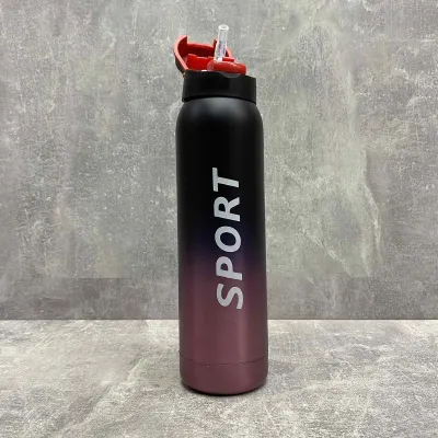 Термос-поїлка 500 мл Sport Stenson MT-3450/33203 рожево-чорний Термос-поїлка 500 мл Sport Stenson MT-3450/33203 рожево-чорний