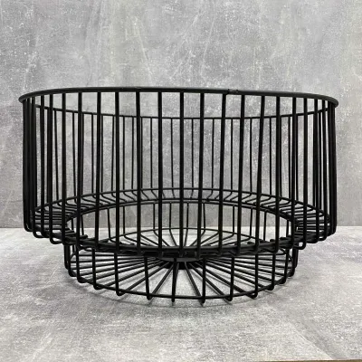 Корзина фруктовница 35*17 см черная DECOR ART 568741235/1010 Корзина фруктовница 35*17 см черная DECOR ART 568741235/1010