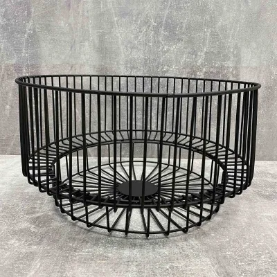 Корзина фруктовница 35*17 см черная DECOR ART 568741235/1010 Корзина фруктовница 35*17 см черная DECOR ART 568741235/1010
