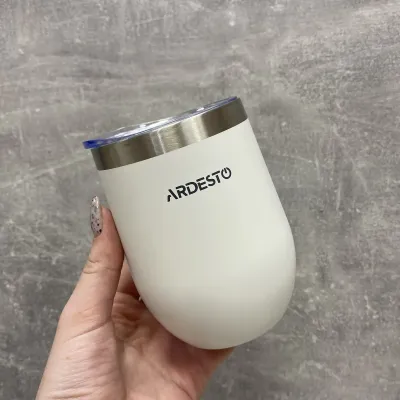Термокухоль з нержавіючої сталі 350 мл Ardesto Compact Mug AR2635MMW White Термокухоль з нержавіючої сталі 350 мл Ardesto Compact Mug AR2635MMW White