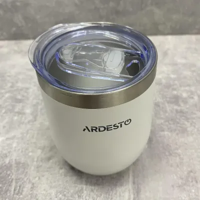 Термокухоль з нержавіючої сталі 350 мл Ardesto Compact Mug AR2635MMW White Термокухоль з нержавіючої сталі 350 мл Ardesto Compact Mug AR2635MMW White