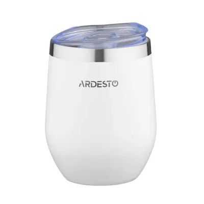 Термокухоль з нержавіючої сталі 350 мл Ardesto Compact Mug AR2635MMW White