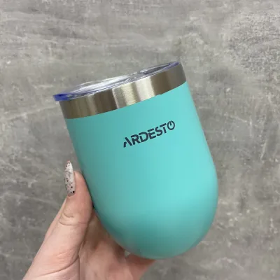 Термокружка из нержавеющей стали 350 мл Ardesto Compact Mug AR2635MMS Blue Термокружка из нержавеющей стали 350 мл Ardesto Compact Mug AR2635MMS Blue