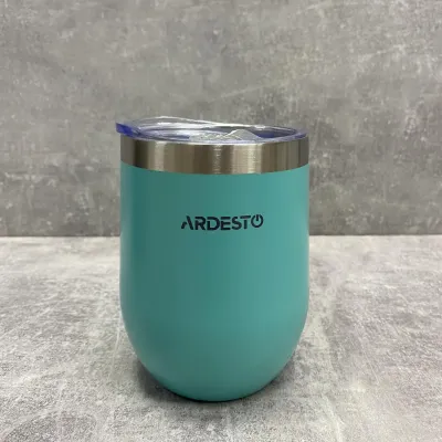 Термокружка из нержавеющей стали 350 мл Ardesto Compact Mug AR2635MMS Blue Термокружка из нержавеющей стали 350 мл Ardesto Compact Mug AR2635MMS Blue