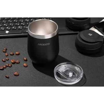 Термокухоль з нержавіючої сталі 350 мл Ardesto Compact Mug AR2635MMB Black Термокухоль з нержавіючої сталі 350 мл Ardesto Compact Mug AR2635MMB Black