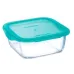 Емкость квадратная для еды 380 мл Luminarc Keep'n'Box Lagoon P5522 LUM
