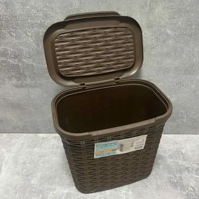 Кошик для порошку 7 л Ucsan plastik М-070 коричневий