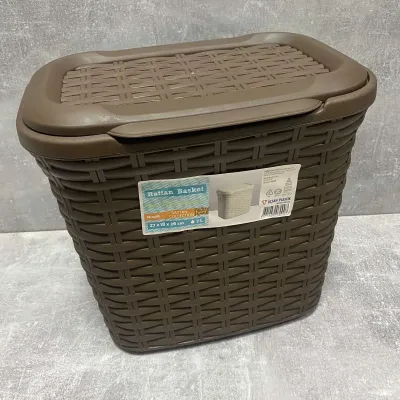 Кошик для порошку 7 л Ucsan plastik М-070 коричневий