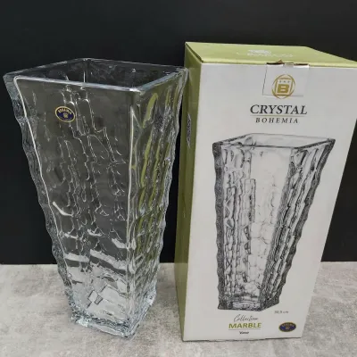 Ваза для квітів 30,5 см Bohemia Marble b8KH14-99W24 Ваза для квітів 30,5 см Bohemia Marble b8KH14-99W24