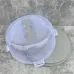Тортівниця з кришкою 34 х 15 см Алеана 169056 какао/прозора