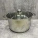 Кастрюля из нержавеющей стали 8,2 л со стеклянной крышкой A-Plus 2170