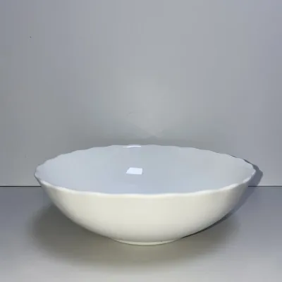 Салатник 17,5 см стеклянный Vittora Blanco Wave V-175W