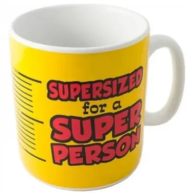 Кружка керамическая 800 мл Super Person XXL OLens 102-017