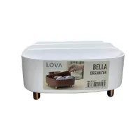 Органайзер пластиковый 4-х секционный для безделушек Lova Plastik LV-150 белый