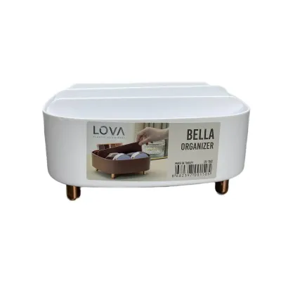 Органайзер пластиковий 4-х секційний для дрібничок Lova Plastik LV-150 білий