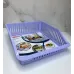 Лоток с ручкой в холодильник Irak plastik 29 x 26 х 8.5 см 4,85 л широкий ВА-680 Фиолетовый