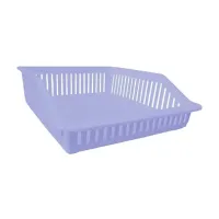 Лоток із ручкою в холодильник Irak plastik 29 x 26 х 8.5 см 4,85 л широкий ВА-680 Фіолетовий