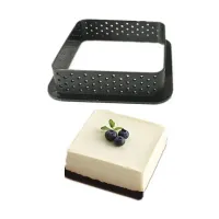 Перфорований квадрат із термопластику 6 шт Tarte Ring Square 8*8*2 см SnS ММ-112/2861 Перфорований квадрат із термопластику 6 шт Tarte Ring Square 8*8*2 см SnS ММ-112/2861