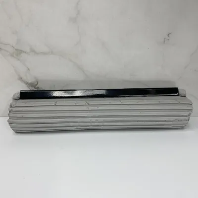 Запаска до швабри PVA з віджимом 27 см сіра м'яка ECo Fabric EF-2527-SG