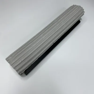 Запаска до швабри PVA з віджимом 27 см сіра м'яка ECo Fabric EF-2527-SG