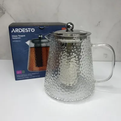 Чайник для заварювання боросилікатне скло 950 мл Ardesto Gemini AR1995GH