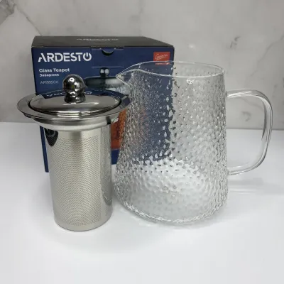 Чайник для заварювання боросилікатне скло 950 мл Ardesto Gemini AR1995GH