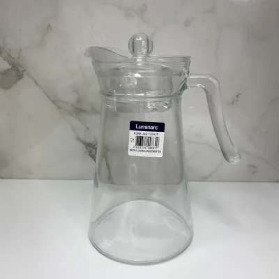 Кувшин стеклянный с пластиковой крышкой1,3 л Luminarc Kone N1102