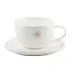 Чашка для кави з блюдцем Tudor England Royal White 90 мл TU9999-2