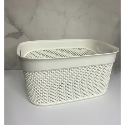 Кошик без кришки Ucsan 33*24*16,5 см 9 л М-164 білий