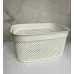 Кошик без кришки Ucsan 33*24*16,5 см 9 л М-164 білий