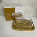 Масляна скляна на бамбуковій підставці 18,5*14*7 см Viva Bamboo LB-640