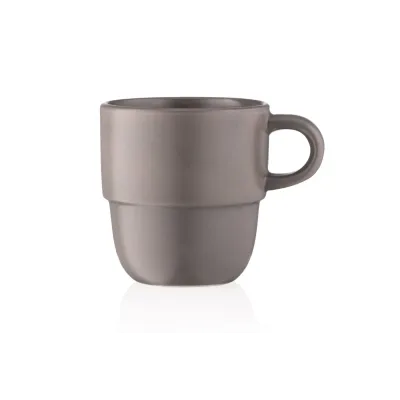 Чашка керамічна 390 мл Ardesto Trento AR2939TG сіра
