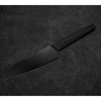 Кухонный японский нож Сантоку 170 мм Satake Black (806-824)
