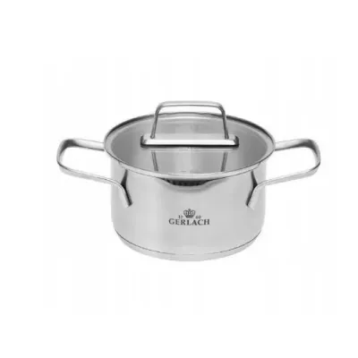 Кастрюля с крышкой 18 см 2 л Gerlach Ambiente (5901035504424)