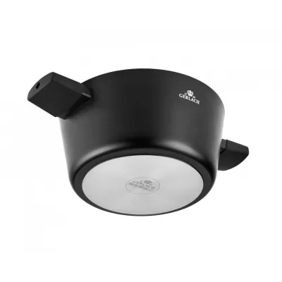 Кастрюля с крышкой 24 см 4,4 л Gerlach Granitex (5901035504707)