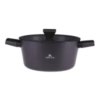 Кастрюля с крышкой 24 см 4,4 л Gerlach Granitex (5901035504707)